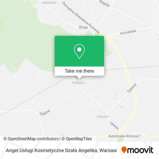 Angel Usługi Kosmetyczne Szała Angelika map