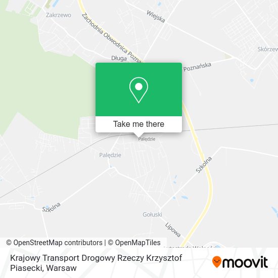 Карта Krajowy Transport Drogowy Rzeczy Krzysztof Piasecki