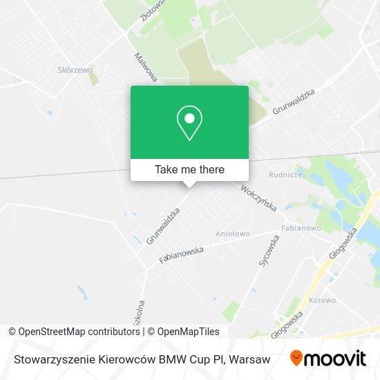 Карта Stowarzyszenie Kierowców BMW Cup Pl