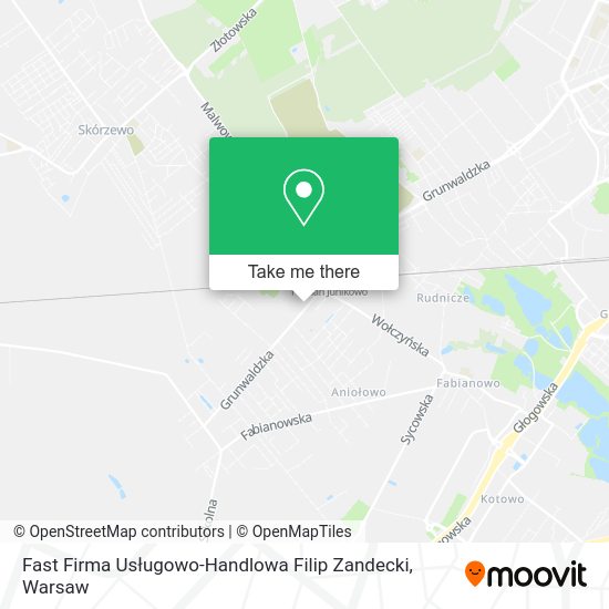 Fast Firma Usługowo-Handlowa Filip Zandecki map