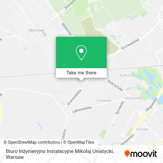 Карта Biuro Inżynieryjno Instalacyjne Mikołaj Uniatycki