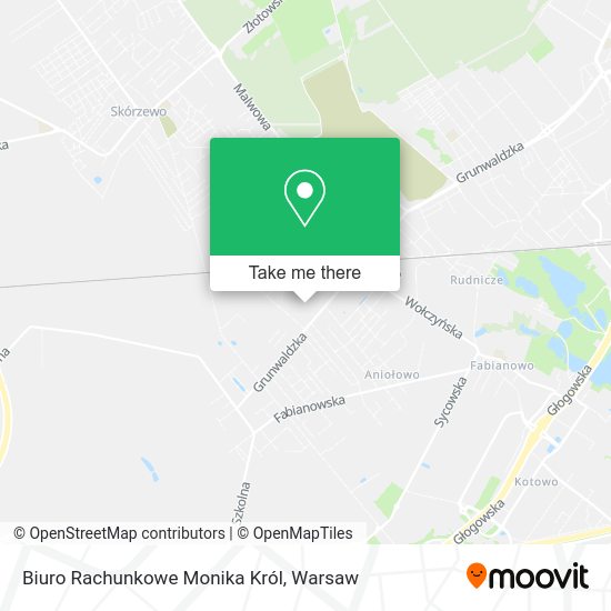 Biuro Rachunkowe Monika Król map