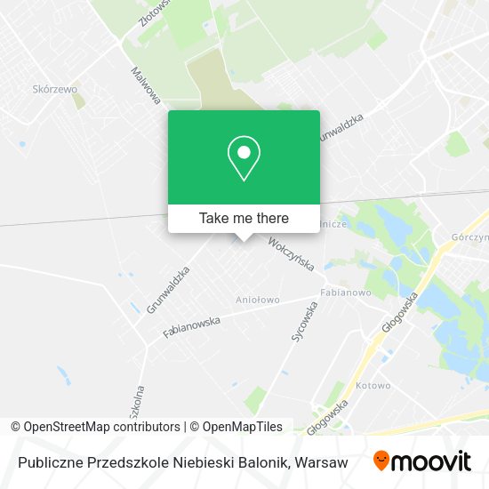 Publiczne Przedszkole Niebieski Balonik map