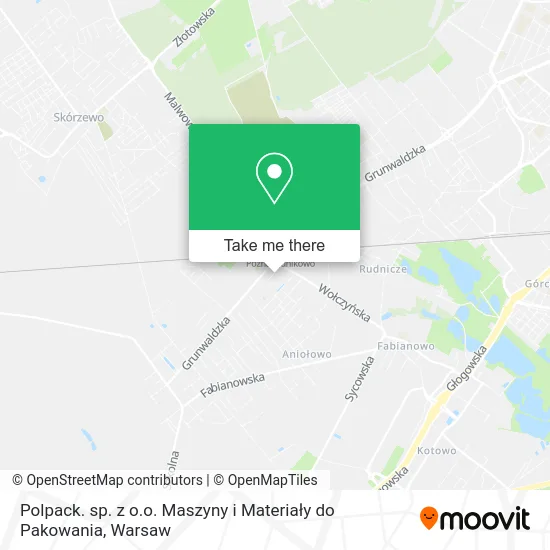 Карта Polpack. sp. z o.o. Maszyny i Materiały do Pakowania