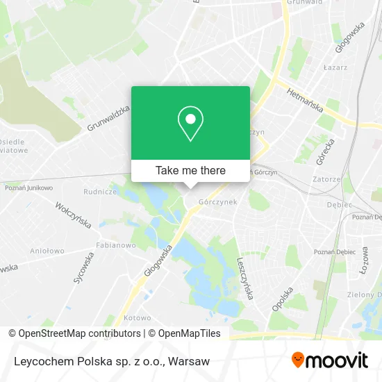 Карта Leycochem Polska sp. z o.o.
