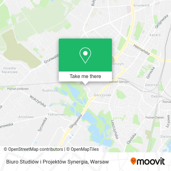 Biuro Studiów i Projektów Synergia map