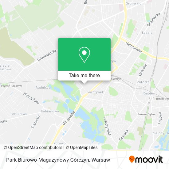 Park Biurowo-Magazynowy Górczyn map