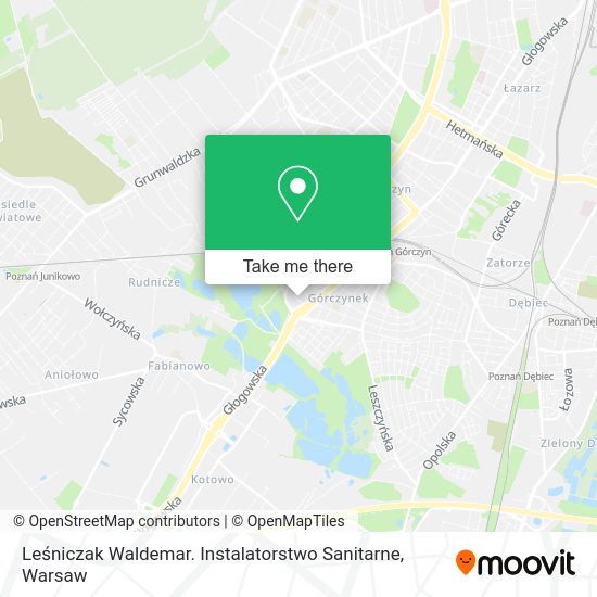 Leśniczak Waldemar. Instalatorstwo Sanitarne map