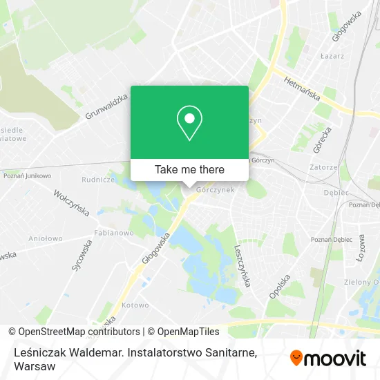 Leśniczak Waldemar. Instalatorstwo Sanitarne map