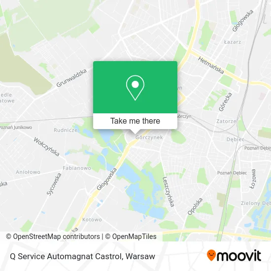 Карта Q Service Automagnat Castrol