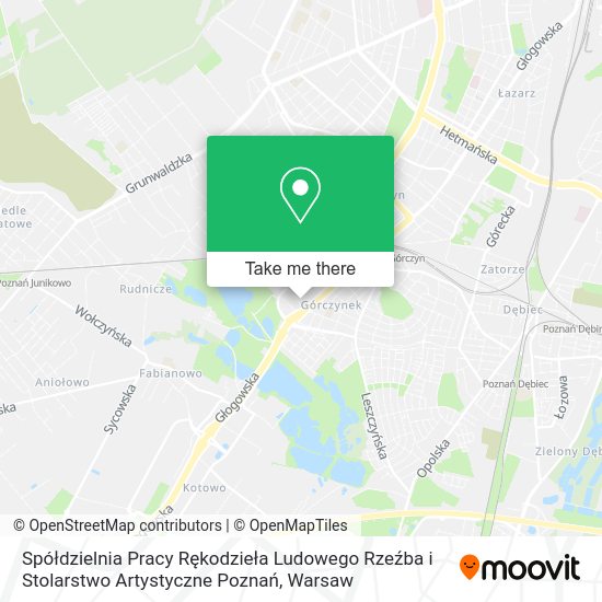 Spółdzielnia Pracy Rękodzieła Ludowego Rzeźba i Stolarstwo Artystyczne Poznań map