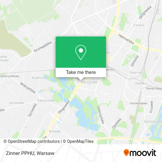 Карта Zinner PPHU