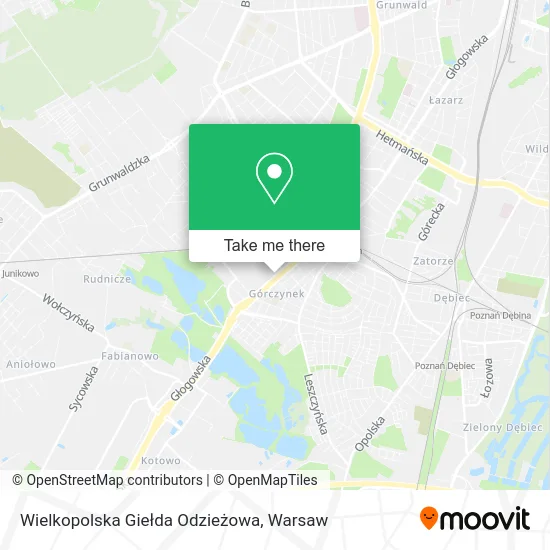 Карта Wielkopolska Giełda Odzieżowa