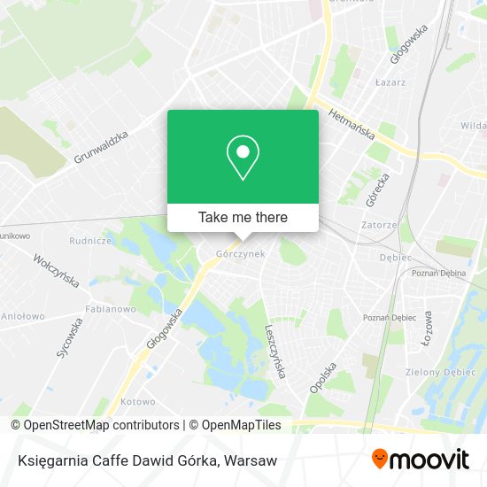 Księgarnia Caffe Dawid Górka map