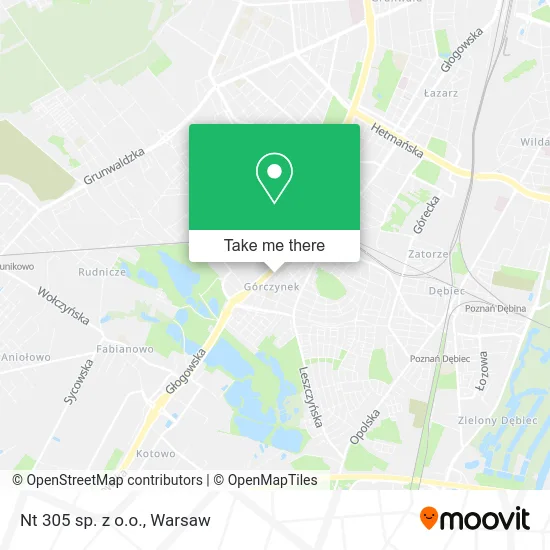 Карта Nt 305 sp. z o.o.