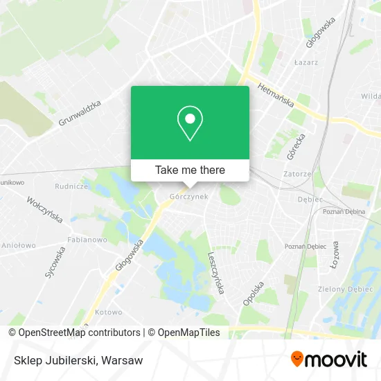 Sklep Jubilerski map