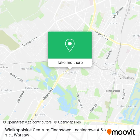 Wielkopolskie Centrum Finansowo-Leasingowe A & k s.c. map