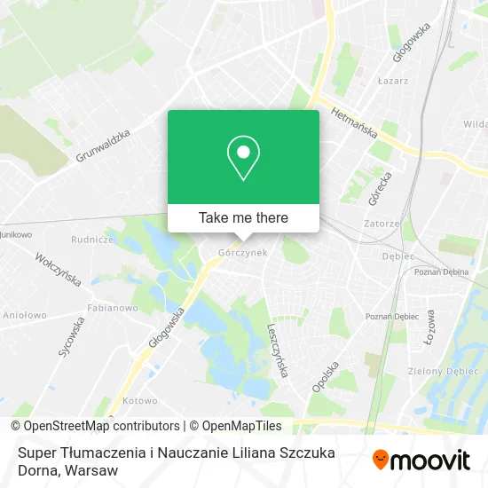 Super Tłumaczenia i Nauczanie Liliana Szczuka Dorna map
