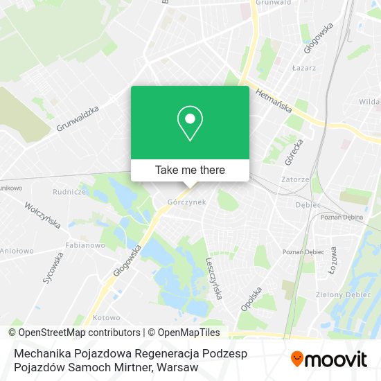 Mechanika Pojazdowa Regeneracja Podzesp Pojazdów Samoch Mirtner map