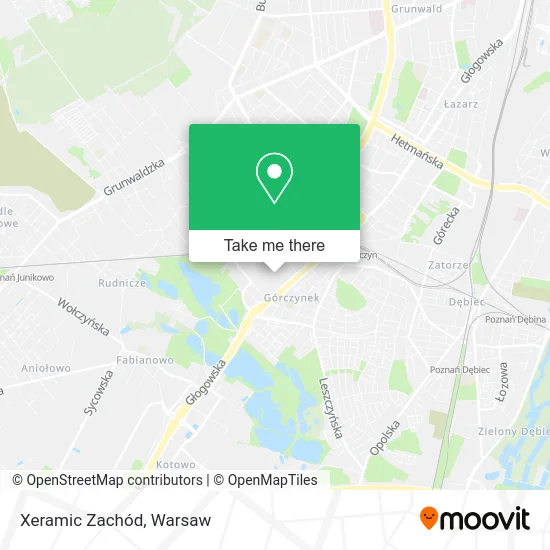 Карта Xeramic Zachód