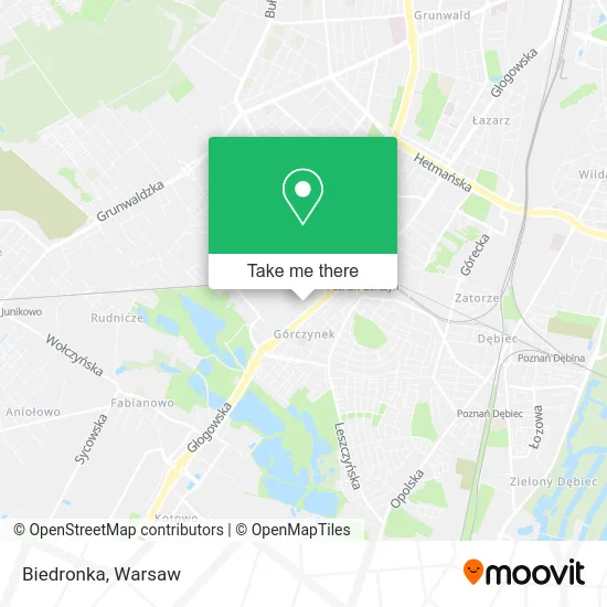 Biedronka map