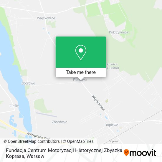 Fundacja Centrum Motoryzacji Historycznej Zbyszka Koprasa map