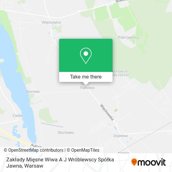 Zakłady Mięsne Wiwa A J Wróblewscy Spółka Jawna map