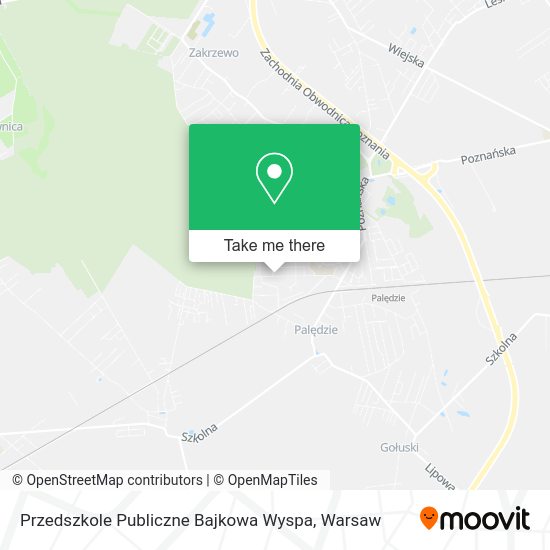 Przedszkole Publiczne Bajkowa Wyspa map