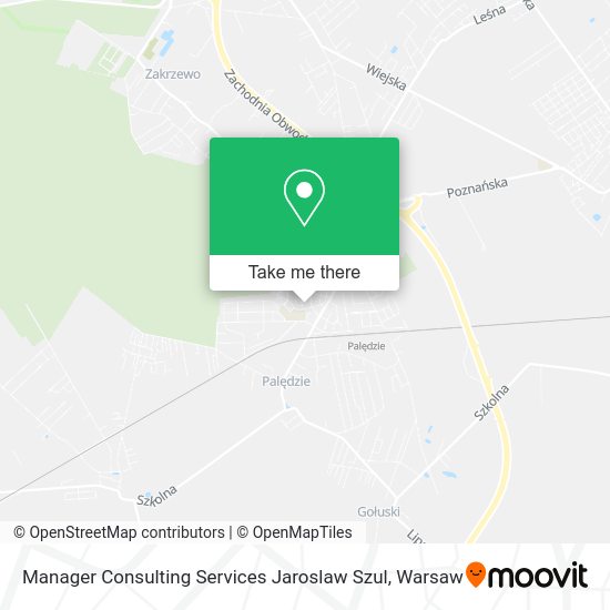 Manager Consulting Services Jaroslaw Szul map