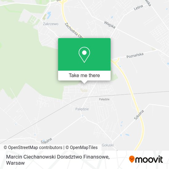 Marcin Ciechanowski Doradztwo Finansowe map