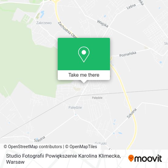 Studio Fotografii Powiększenie Karolina Klimecka map