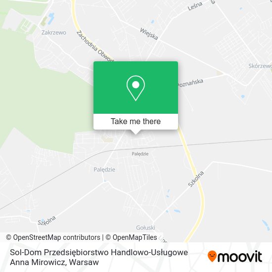 Sol-Dom Przedsiębiorstwo Handlowo-Usługowe Anna Mirowicz map