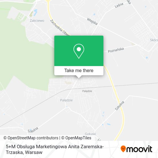 5+M Obsługa Marketingowa Anita Zaremska-Trzaska map