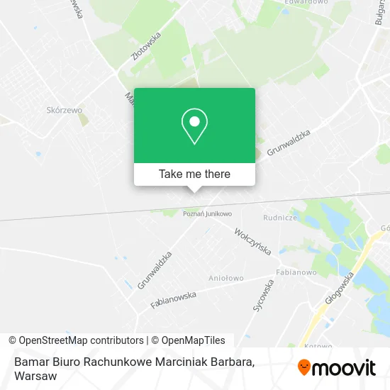 Карта Bamar Biuro Rachunkowe Marciniak Barbara