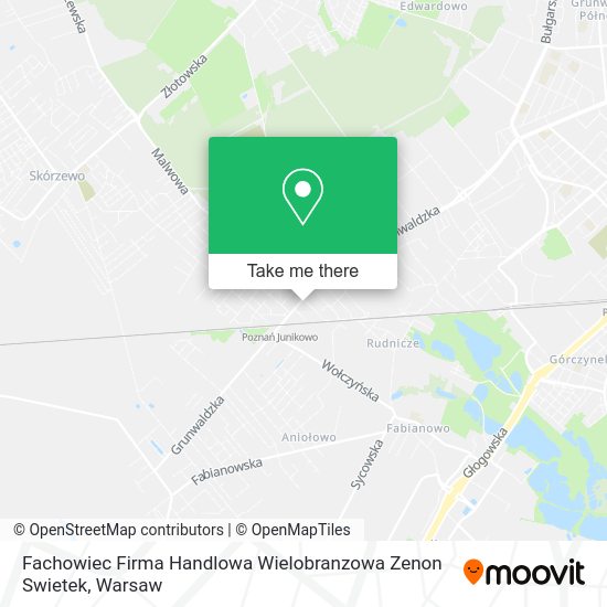 Карта Fachowiec Firma Handlowa Wielobranzowa Zenon Swietek