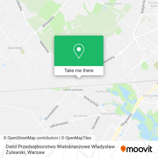 Dalid Przedsiębiorstwo Wielobranżowe Władysław Żuławski map