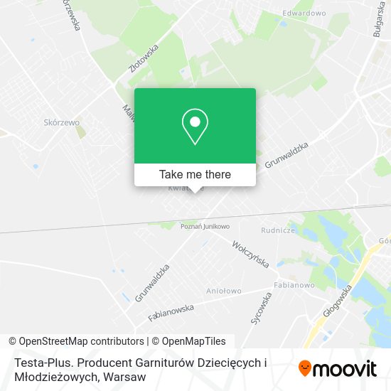 Testa-Plus. Producent Garniturów Dziecięcych i Młodzieżowych map