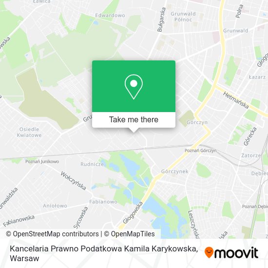 Kancelaria Prawno Podatkowa Kamila Karykowska map