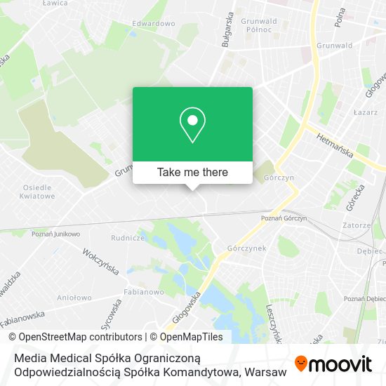 Media Medical Spółka Ograniczoną Odpowiedzialnością Spółka Komandytowa map