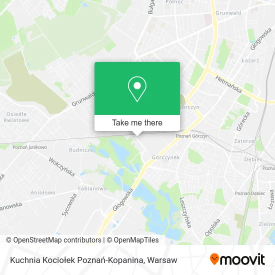 Kuchnia Kociołek Poznań-Kopanina map