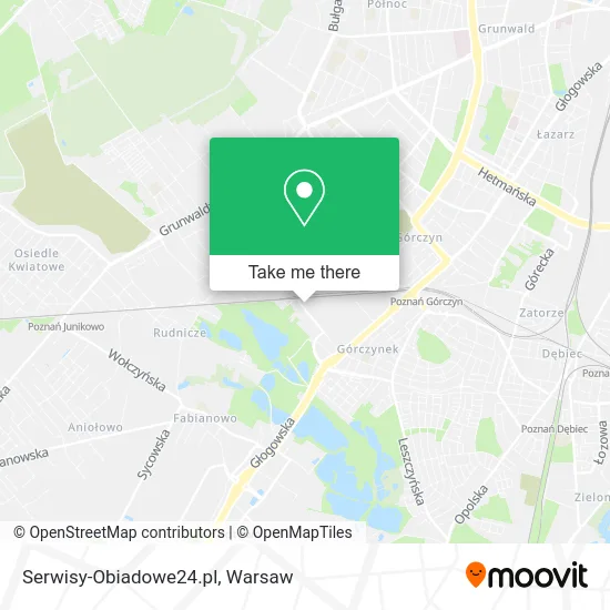 Карта Serwisy-Obiadowe24.pl