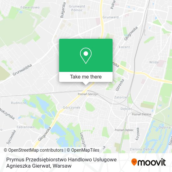 Prymus Przedsiębiorstwo Handlowo Usługowe Agnieszka Gierwat map