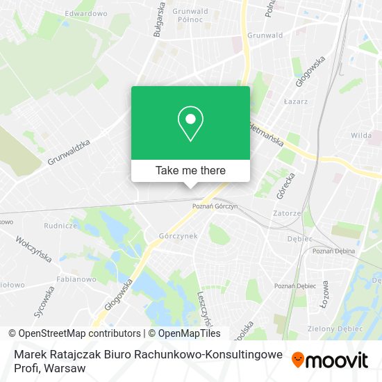 Marek Ratajczak Biuro Rachunkowo-Konsultingowe Profi map