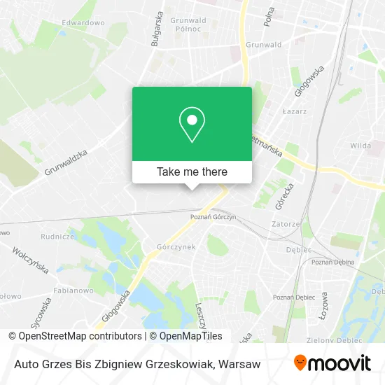 Карта Auto Grzes Bis Zbigniew Grzeskowiak