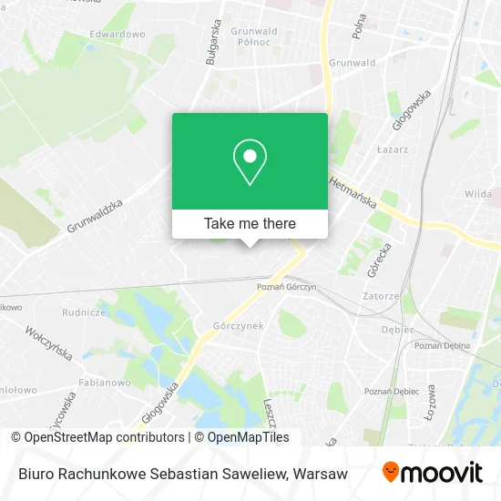 Карта Biuro Rachunkowe Sebastian Saweliew