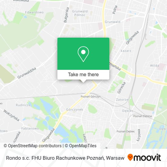 Rondo s.c. FHU Biuro Rachunkowe Poznań map