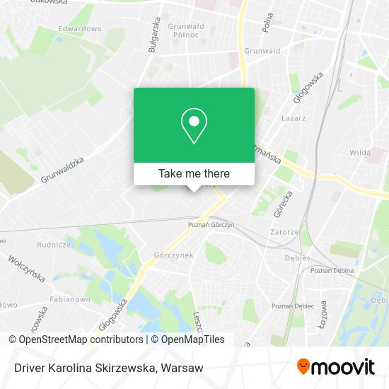 Driver Karolina Skirzewska map