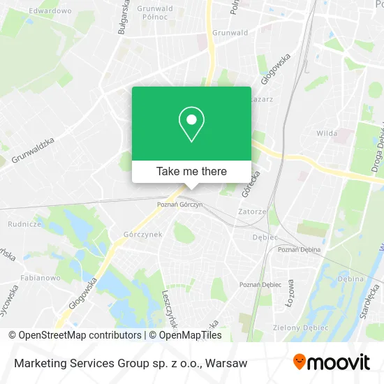 Карта Marketing Services Group sp. z o.o.