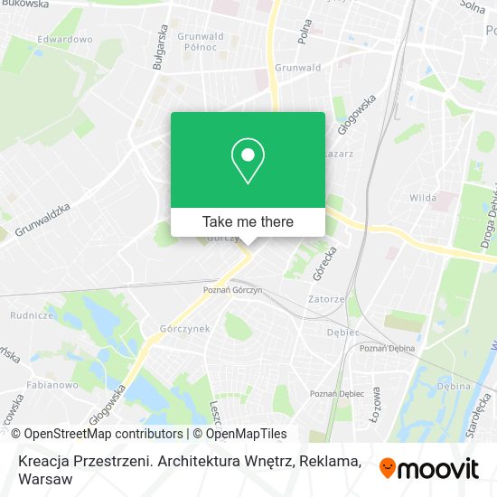 Kreacja Przestrzeni. Architektura Wnętrz, Reklama map