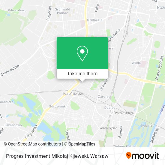 Progres Investment Mikołaj Kijewski map